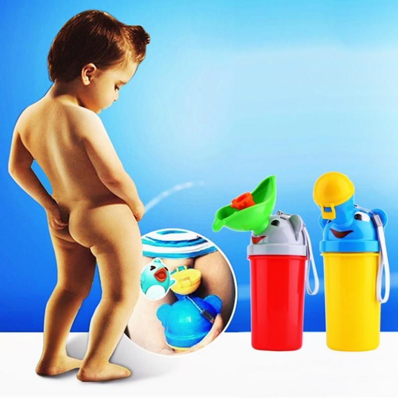 Portable Convenient Travel Cute Baby Urinal Kids Potty Girl Boy Car Toilet Vehicular Urinal Traveling Urination