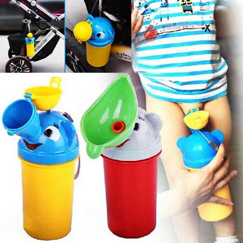 Portable Convenient Travel Cute Baby Urinal Kids Potty Girl Boy Car Toilet Vehicular Urinal Traveling Urination