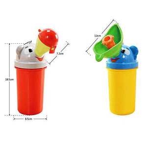 Portable Convenient Travel Cute Baby Urinal Kids Potty Girl Boy Car Toilet Vehicular Urinal Traveling Urination