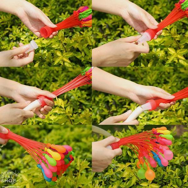 Easy Water Balloon Filling Set - Fills Within 60 Sec, 100+ Water Balloons